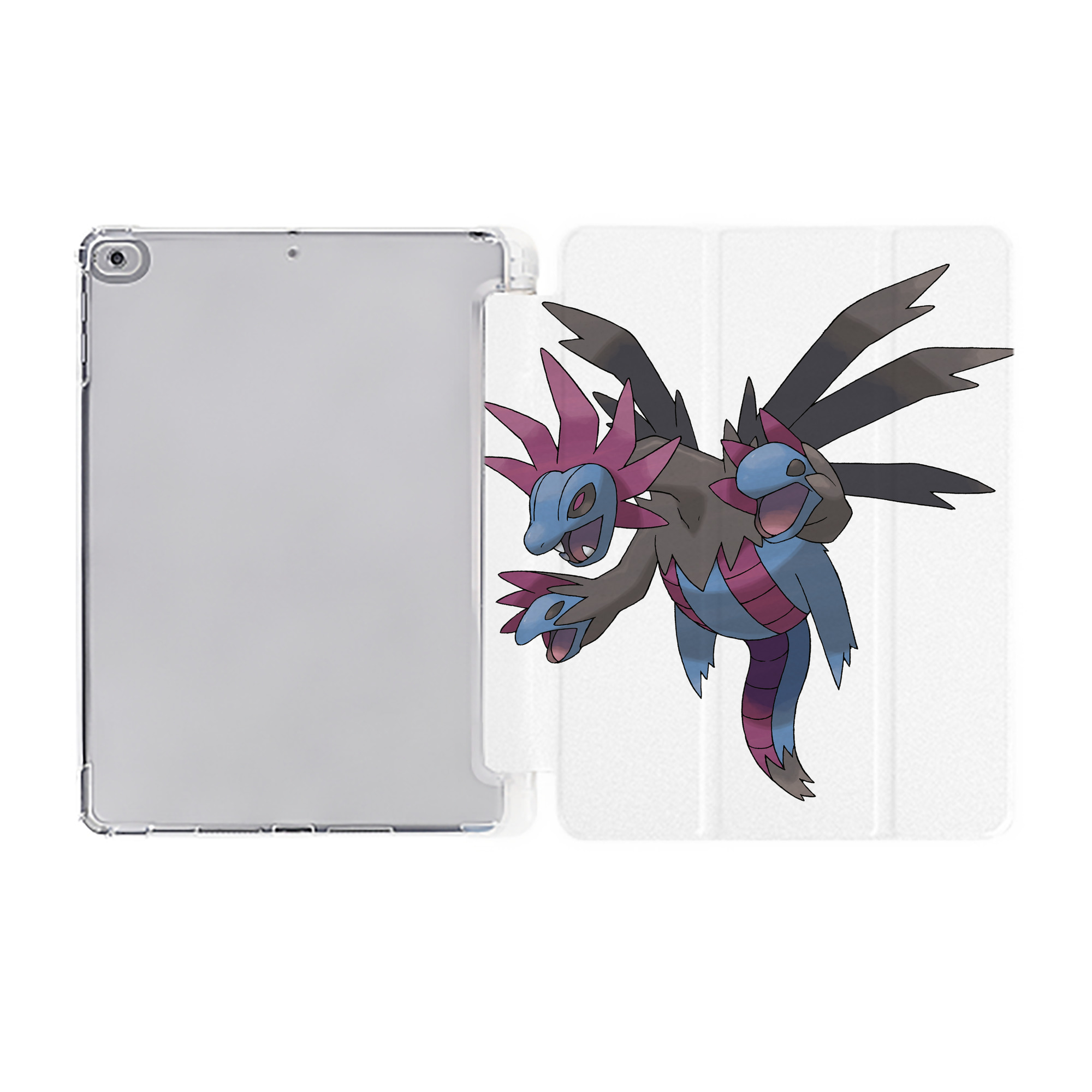 （画像用） ポケットモンスター Pokémon IPad ケース ペン収納付き 三つ折りスタンド PUレザー×シリコン 対応機種9.5/10.5/10.9インチ